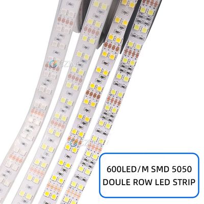 5000mm 600 Led Ribbon Strip 2 Row SMD5050 Rgbw Led Tape