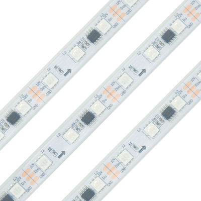 High Quality Digital Addressable WS2811 60led/Meter Dc12v Ip67 10mm Pixel Light Rgb Led Strip For Commercial Building