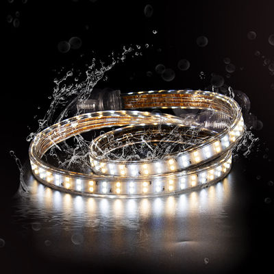 IP68 6500K Led Rope Light White And Warm White Led Strip Lights For Ceiling