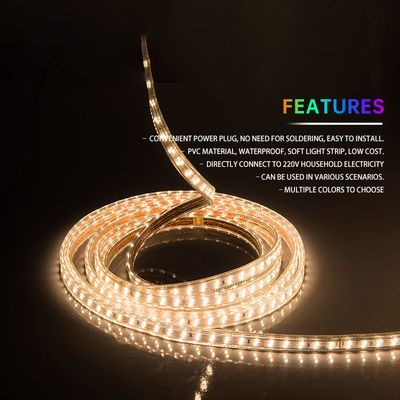 DC220V Smd 2835 Led Strip 12.5W/M Color Change Outdoor Led Strip