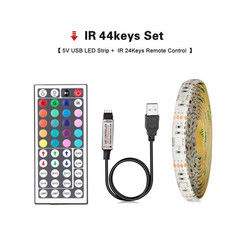 5V USB 5050 Self Adhesive LED Strip RGB 5000mm Addressable Led Strip
