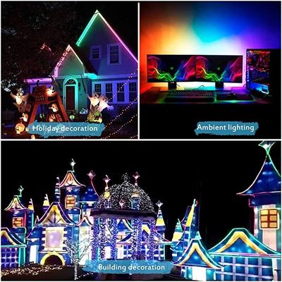 RGBIC Addressable Neon Rope Light SMD5050 Sticky Led Strip Lights