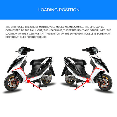 IPX4 Led Para Moto LED Motorcycle Lights 3W 10000H Motorcycle Rear Lights