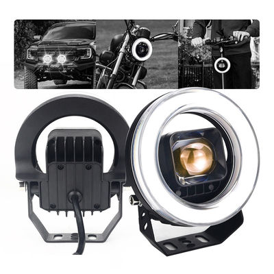 4.5inch Combo Auxiliary Amber Fog Light Vehicle Led Work Light 4inch Off Road 4x4 Bumper Truck Offroad Car Led Driving Light