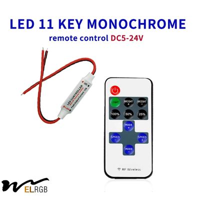 11 Key Remote Led Dimmer 5V 12V 24V Remote Dimmer For Led Lights