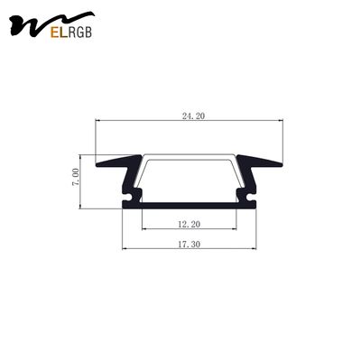 U Shape Led Aluminum Profile LED Strip Light Parts Aluminum Channel For Led Strips