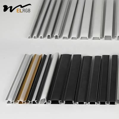 1m-3m 17x7mm Led Strip Aluminum Profile For Led Strip Lighting