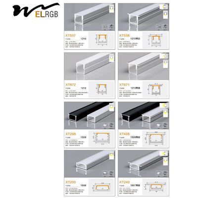 Anodizing Led Aluminium Profile 3m Aluminum Channel For Led Strips