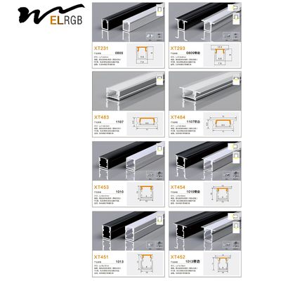 Anodizing Led Aluminium Profile 3m Aluminum Channel For Led Strips