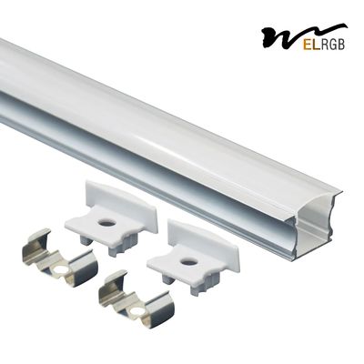17x4mm Led Aluminum Channel Profile Curved Bendable Led Strip Light Profile