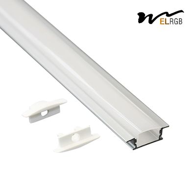 17x4mm Led Aluminum Channel Profile Curved Bendable Led Strip Light Profile