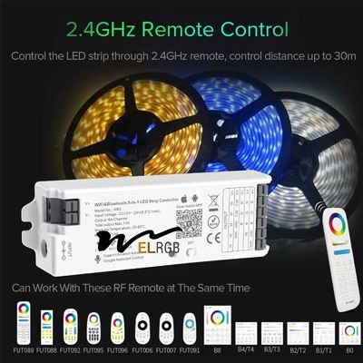 WB5 Controller LED Strip Light Parts 5CH RGB RGBW CCT Dimmer Controller