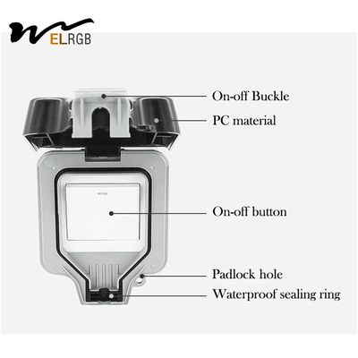 MPS22 Weatherproof Switches IP66 Weatherproof Outlet Box