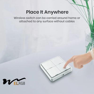 Bluetooth Smart 4 Gang Light Switch LED Light Spare Parts Touch Control