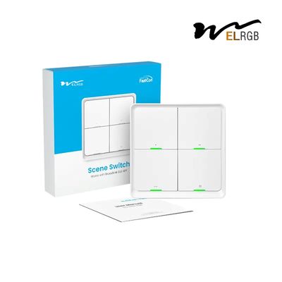 Bluetooth Smart 4 Gang Light Switch LED Light Spare Parts Touch Control
