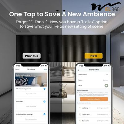 Bluetooth Smart 4 Gang Light Switch LED Light Spare Parts Touch Control