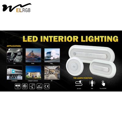 540Lm Surface Mount Marine Ceiling Light IP67 For Boat Yacht