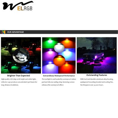 IP68 27W Boat Drain Plug Light COB Drain Plug Underwater Light