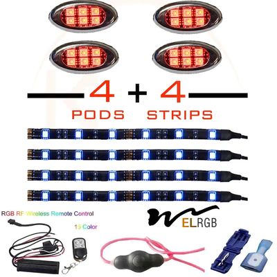 IP68 27W Boat Drain Plug Light COB Drain Plug Underwater Light