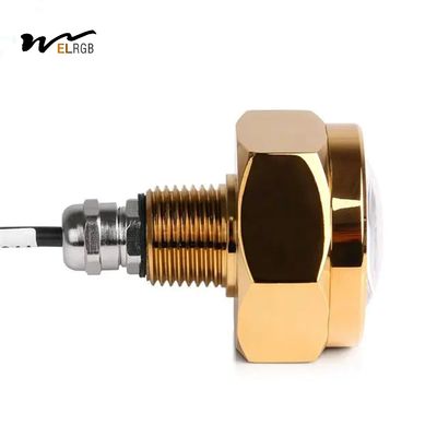 6000K LED Marine Lights Rgb Drain Plug Light Daylight Alert 2700lm