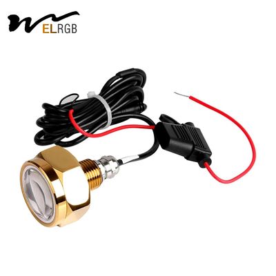 6000K LED Marine Lights Rgb Drain Plug Light Daylight Alert 2700lm