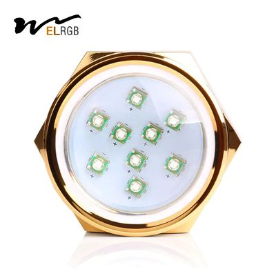 6000K LED Marine Lights Rgb Drain Plug Light Daylight Alert 2700lm