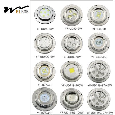 Bronze 450w Ocean Led Underwater Lights IP68 Underwater Transom Lights