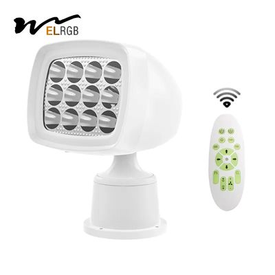 60w Marine Searchlight 50M Remote Control Marine Spotlight White
