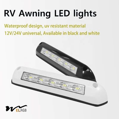 8W 12 Volt Rv Porch Light Anti Aging Caravan Porch Light Waterproof