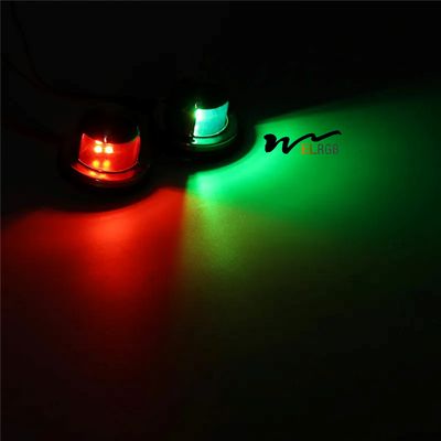 5050SMD IP68 Boat Bow Headlights Red Green LED Bow Navigation Light