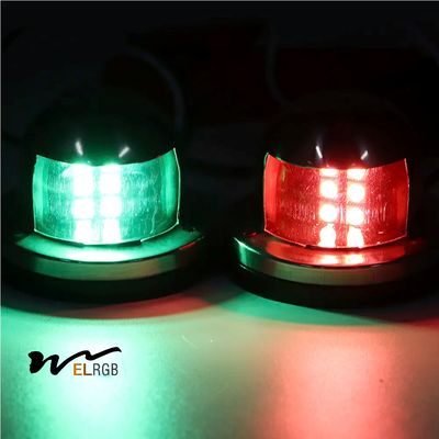 5050SMD IP68 Boat Bow Headlights Red Green LED Bow Navigation Light