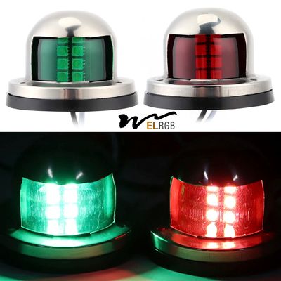 5050SMD IP68 Boat Bow Headlights Red Green LED Bow Navigation Light