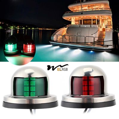 5050SMD IP68 Boat Bow Headlights Red Green LED Bow Navigation Light
