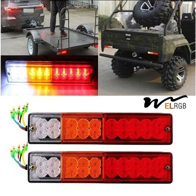 20 Leds 12V Waterproof Lights Truck LED Tail Light Lamp Yacht Car Trailer Taillight Reversing Running Brake Turn