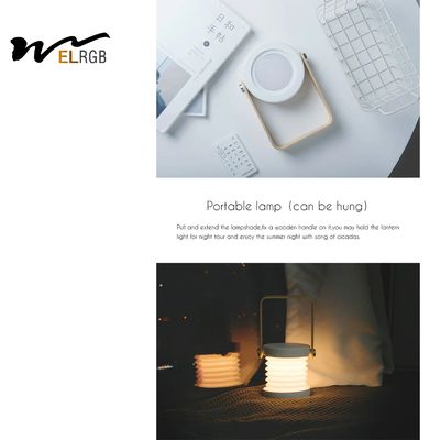 Foldable Lantern Style Table Lamps Indoor Work Light Bedside Lantern
