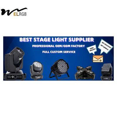 260W RGBW DMX512 Disco Moving Head Light 16CH Disco Par Light