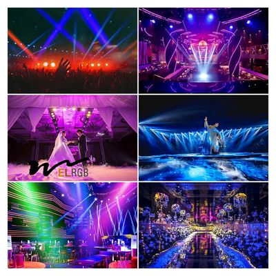 260W RGBW DMX512 Disco Moving Head Light 16CH Disco Par Light