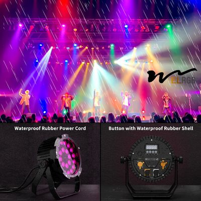 4100K Led Par Can Stage Lights RGBWA+UV 6In1 Par Stage Light