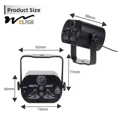 532nm 650nm Laser Party Lights IP44 Professional Dj Laser Lights