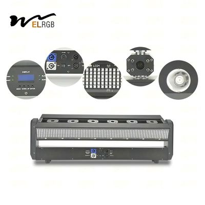 7800K 6 Head Laser Bar Indoor Work Light 200W IP20 AC110-240V