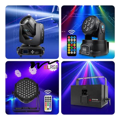 150W Moving Heads Dj Lights RGBW Mini Led Spot Moving Head Light