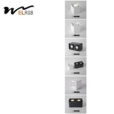 25w 30w Square LED Spotlight Indoor Work Light Trimless COB Surface Mounted
