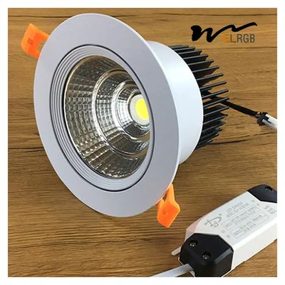 5w 7w 9w 12w Recessed Cob Spotlight Indoor Work Light Adjustable Brightness