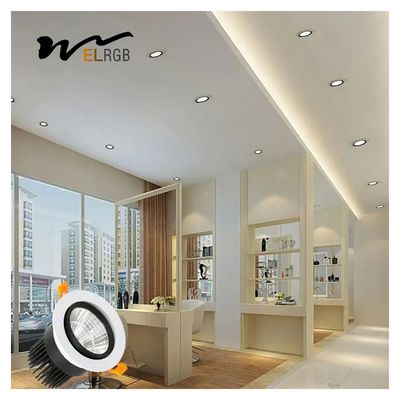5w 7w 9w 12w Recessed Cob Spotlight Indoor Work Light Adjustable Brightness