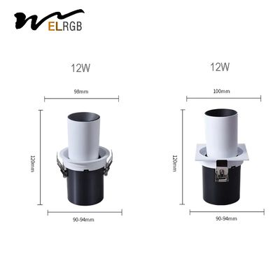Residential Telescopic Ceiling Light Indoor Work Light 1200LM For Living Room