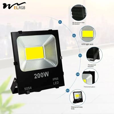 6000K 500w Led Flood Light Slim 30W 20W IP65 Waterproof Cob Flood Light