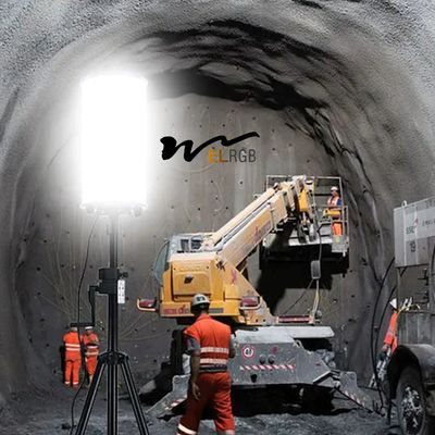 2835SMD IP64 Tripod Led Work Light Rechargeable Led Construction Lights