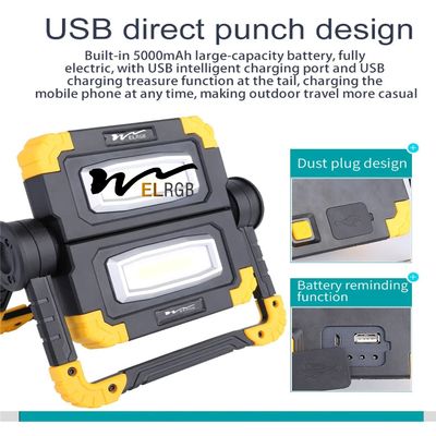 2000lm COB Led Work Light Outdoor Working Light Rechargeable Cob Work Light