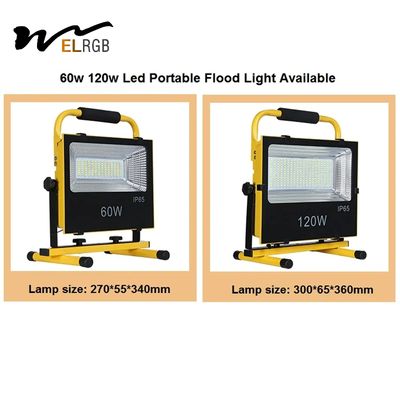 4800lm Rechargeable Led Floodlight 60W Portable Emergency Work Light