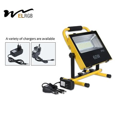 4800lm Rechargeable Led Floodlight 60W Portable Emergency Work Light